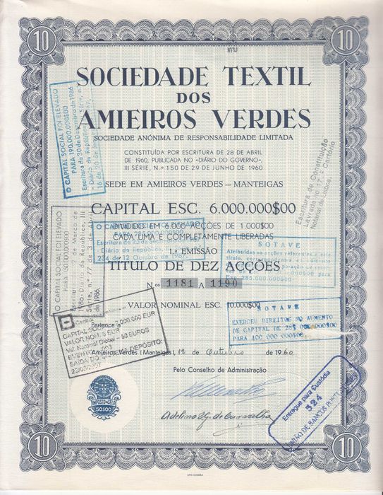Ações da bolsa  de valores dos anos 80