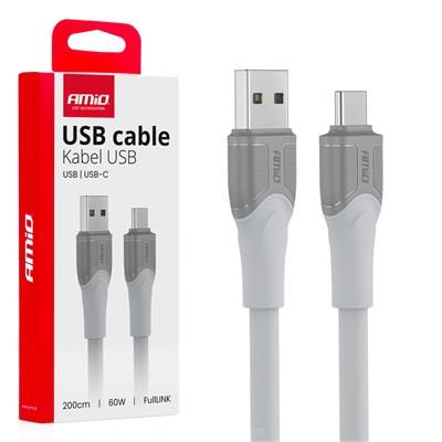 Kabel do ładowania USB-A USB-C 60W 200cm FullLINK