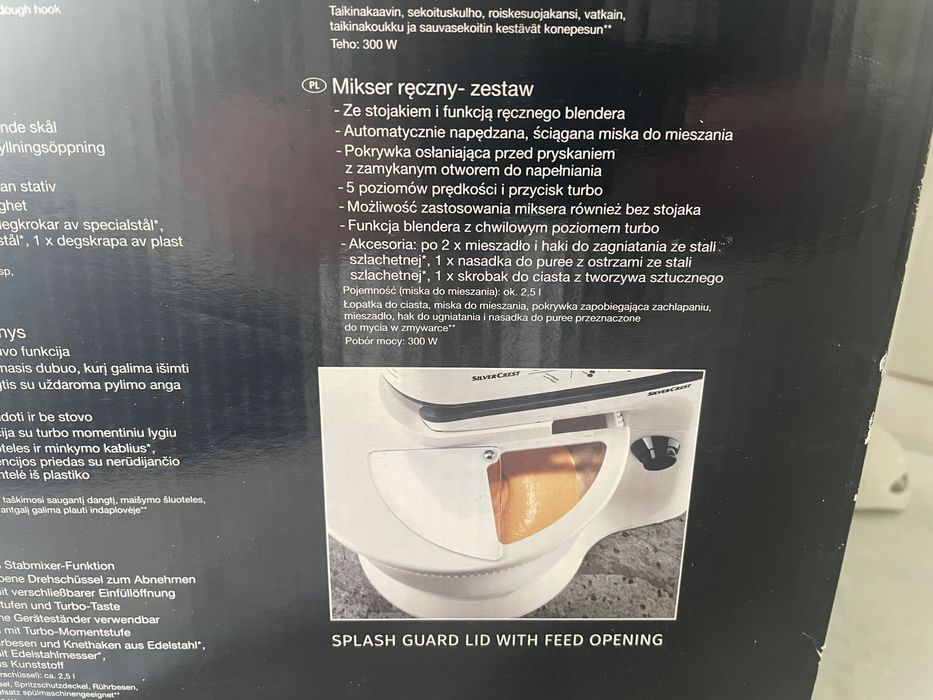 Mikser ręczny z misą