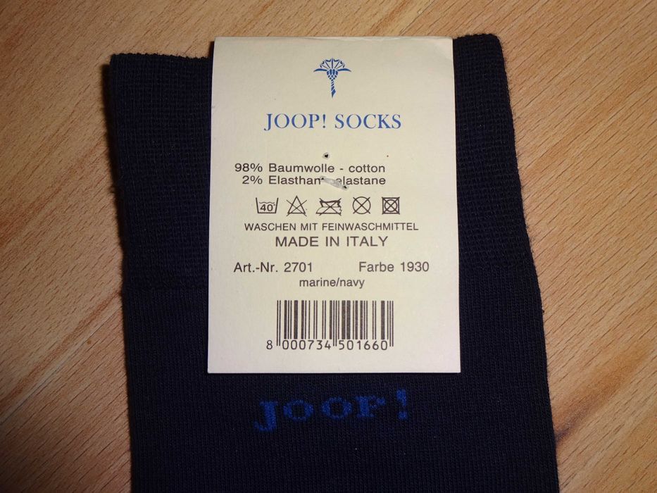 JOOP ! granatowe Navy oryginalne skarpety skarpetki męskie 41-42