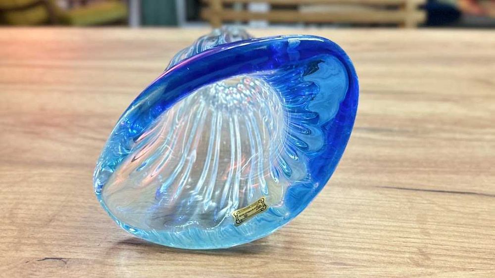 Wazon Aurum czeskie szkło Egermann/Crystal Bohemia