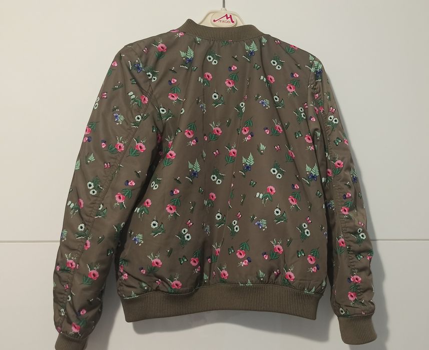 Kurtka bomberka H&M khaki dla dziewczyny