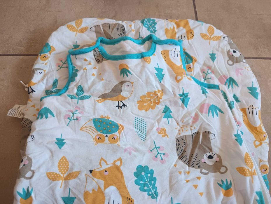 Mosebears Śpiworek dla niemowląt śpiworek 2,5 Tog 100% bawełny 6-12msc