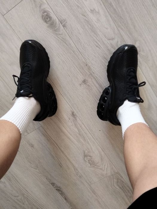 Кроссовки найк аир макс дн в черном цвете 45 размер ноги