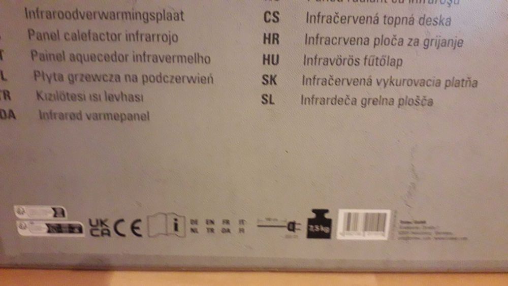 Płyta grzewcza na podczerwień TIH 500 S