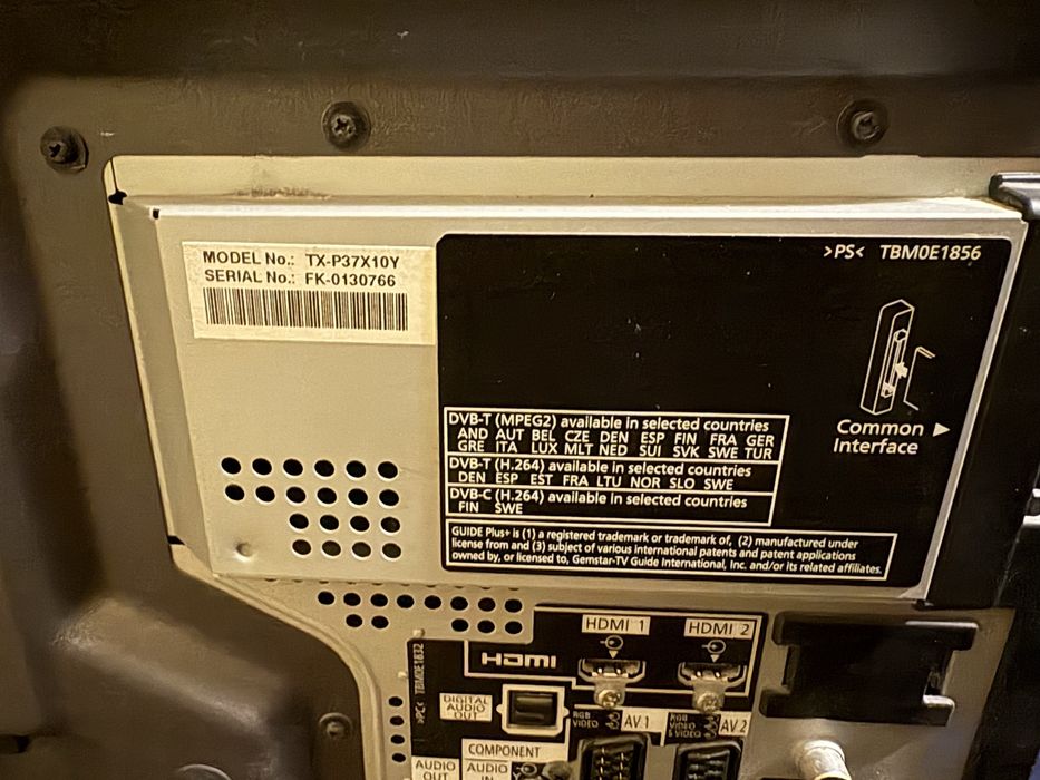 TX-P37X10Y Panasonic