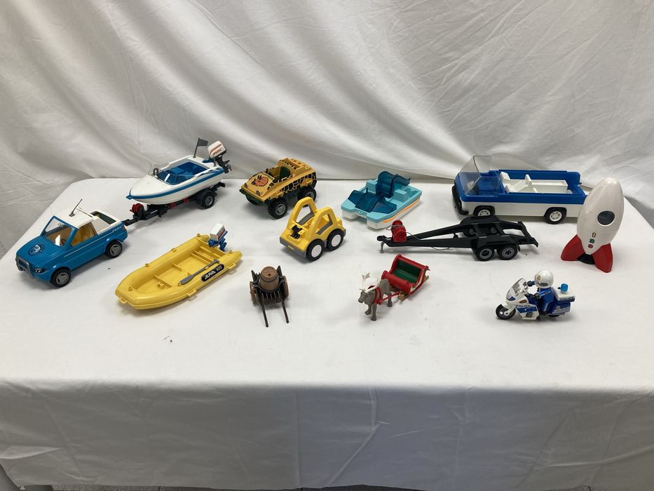 Brinquedo Playmobil Barco Patrulha Costeira, Famobil 1979