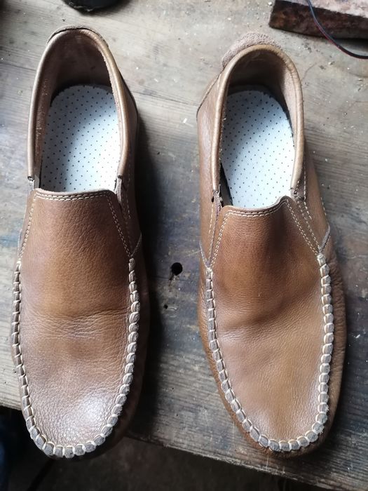 Sapatos /mocassins usados uma vez tamanho 44