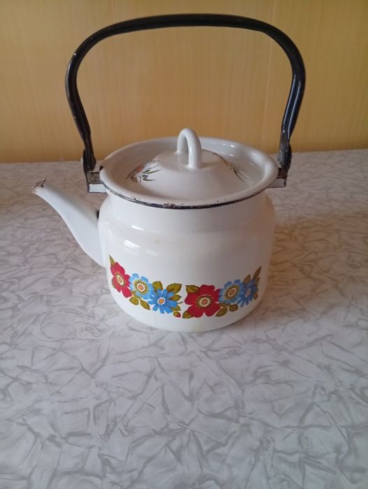 Чайник емалированний