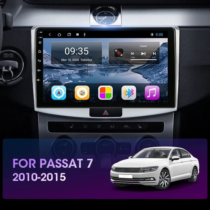 Штатна магнітола 6/128 GB VW Passat B6 B7 CC Volkswagen  Android avto Carplay