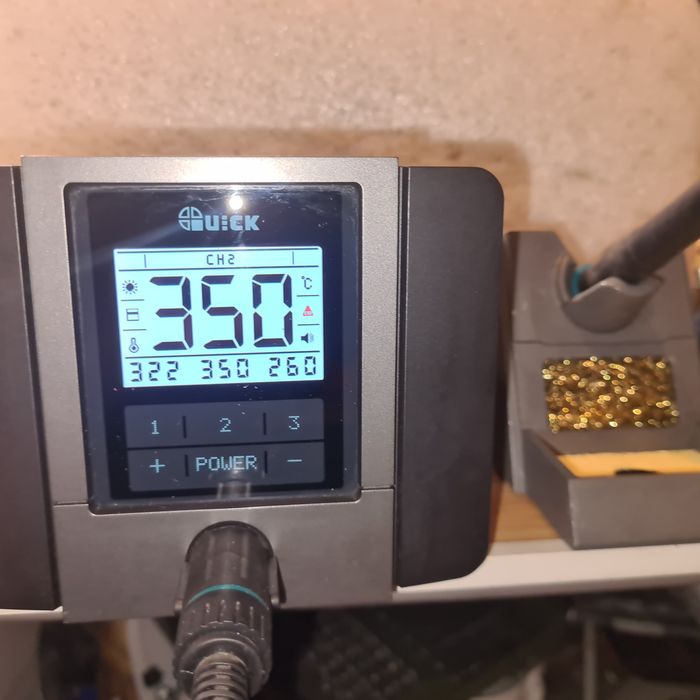 QUICK TS1200D 120W ESD Stacja Lutownicza + 5 Grotów.