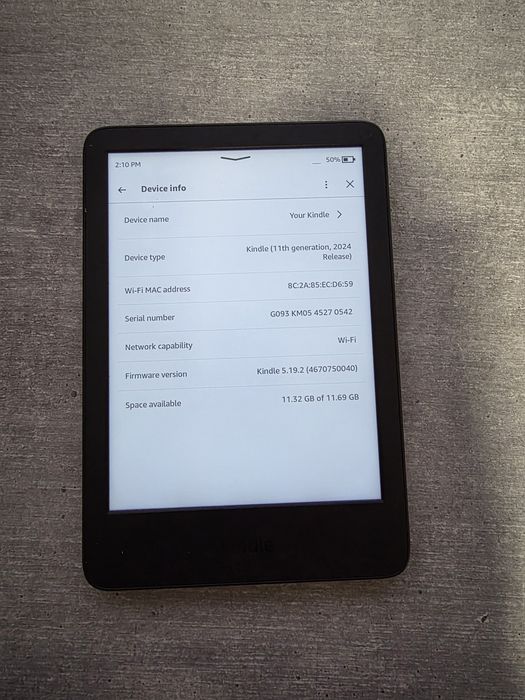 Kindle 11 покоління. 2024. HD екран. Підсвітка. Гарантія