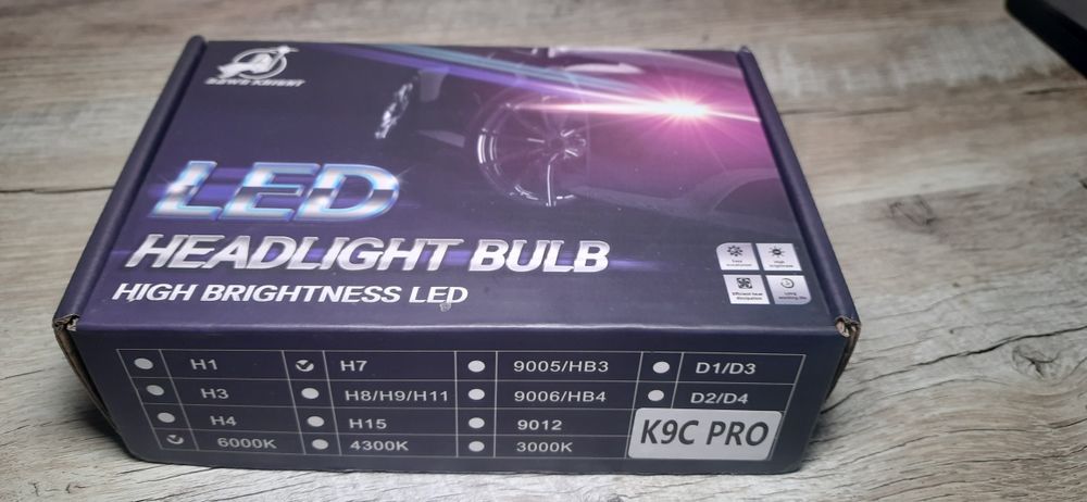 LED лампи світло H7 DawnKnight K9C PRO