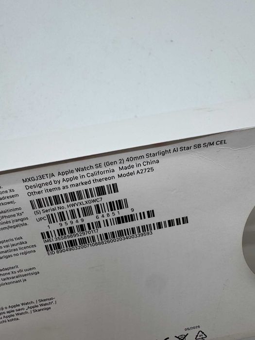 Smartwatch APPLE WATCH SE 2 40MM KPL od loombard milicz