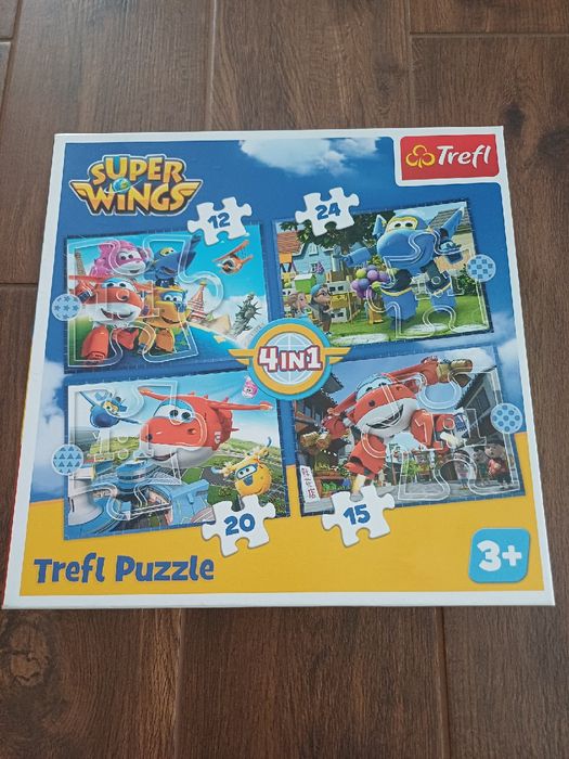 Puzzle Trefl 4w1 Super Wings kompletne