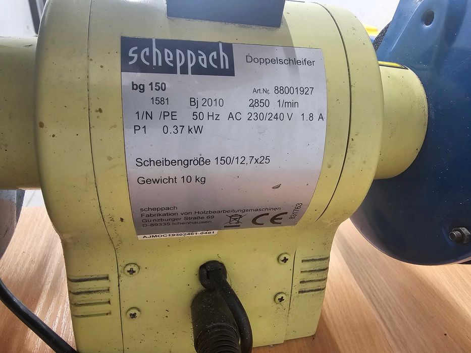 Stół warsztatowy 60x50 Cm plus szlifierka stołowa