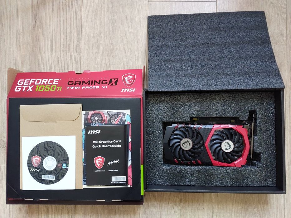 Karta graficzna MSI GeForce GTX 1050 TI GAMING X 4GB GDDR5 GPU