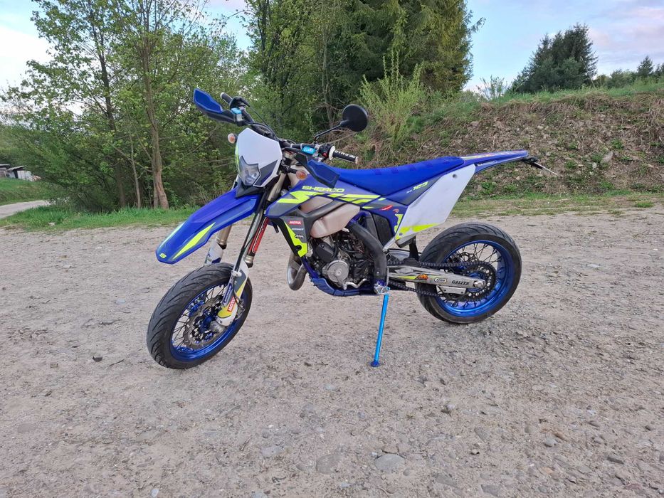 Sherco 125 Supermoto 2t  koła SM i Enduro  kat. A1/B