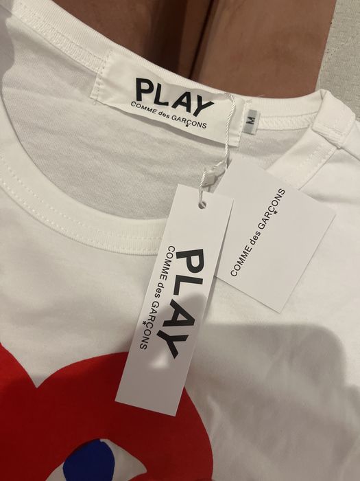 koszulka comme des garcons play biala rozmiar M