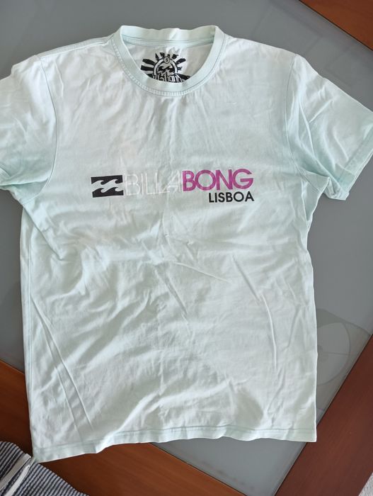 Tshirt	Billlabong - Lisboa	Tamanho S	usada em bom estado