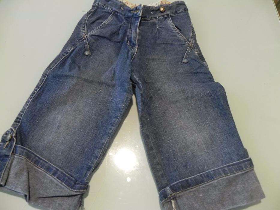 calça ganga com alças Vertbaudet