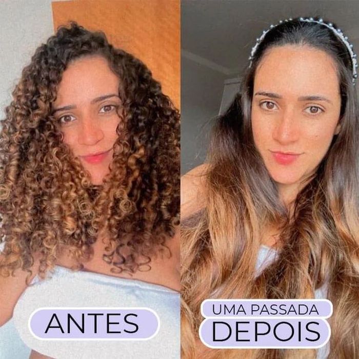 Finalizador redutor de volume para o cabelo