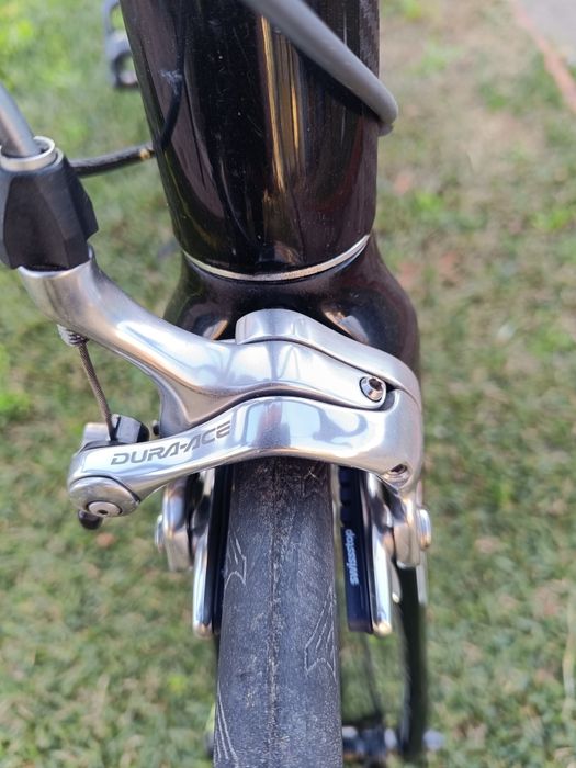 Bicicleta carbono top  + conjunto de rodas