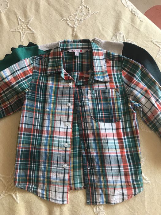 Camisola dinosauro e camisa, boboli 3 anos