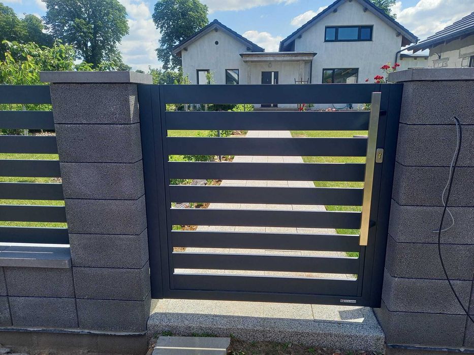 .. Przęsło 120x200cm, palisada, ogrodzenie nowoczesne