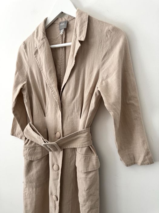 ASOS lniana sukienka Blazer dress Marynarkowa