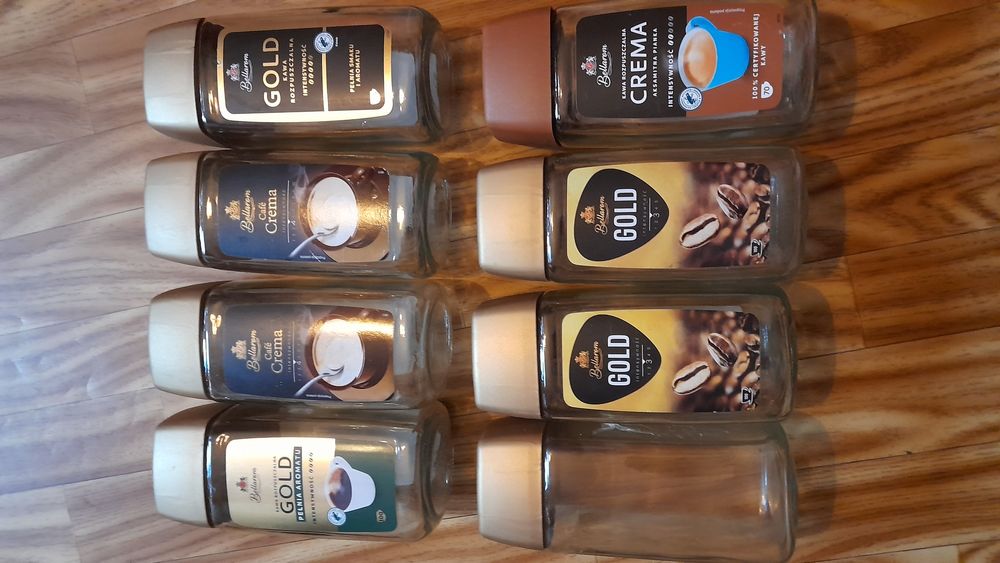 Sloiki po Cafe Gold wys.18,5 cm-8szt-10zl