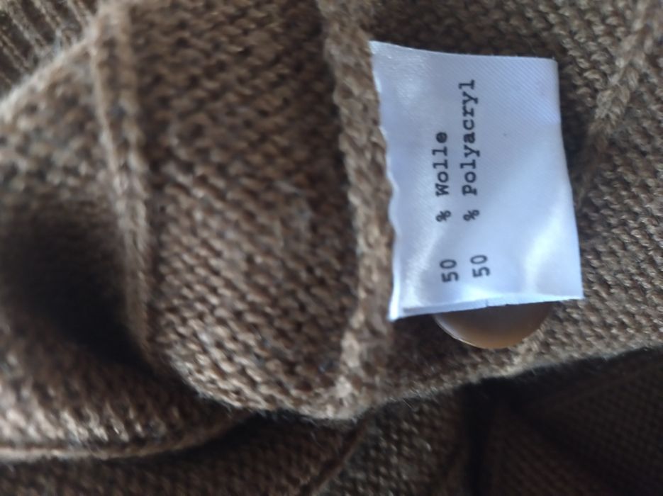 Sweterek męski rozpinany L