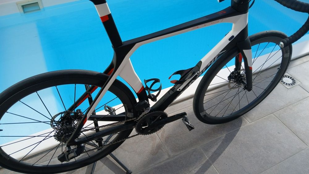 Bicicleta de estrada Full Carbono Olympia Boost 2x12v Sram Axs, Rodas em Carbono