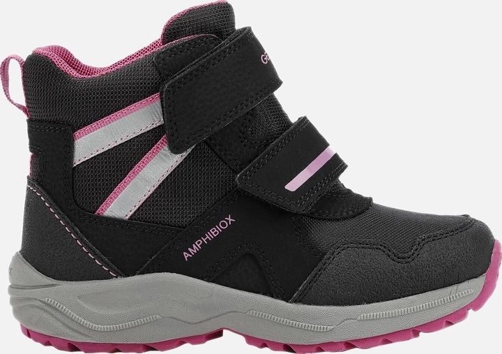 Черевики Geox J Kuray Black/Fuchsia Розмір 32