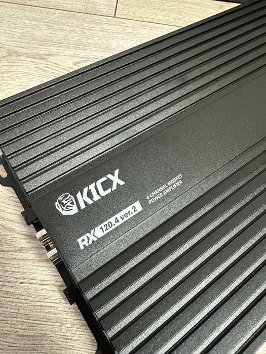 Підсилювач Kicx RX 120.4 v2. Новий 4х канальнік