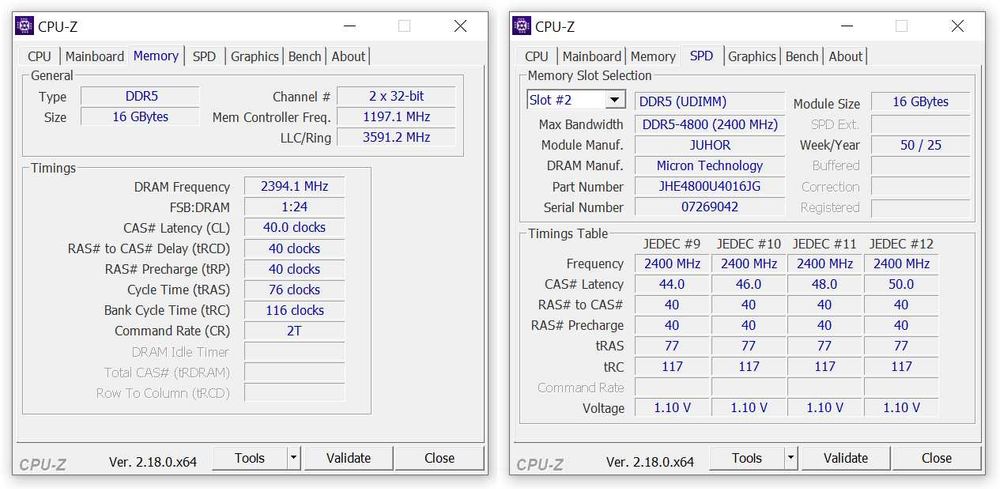 Оперативна пам'ять DDR5 16Gb 2x16Gb Cusu Juhor 4800 5600 6000 MHz