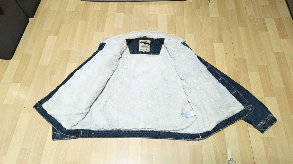Ocieplana kurtka jeansowa CAMP DAVID r.3XL stan bardzo dobry