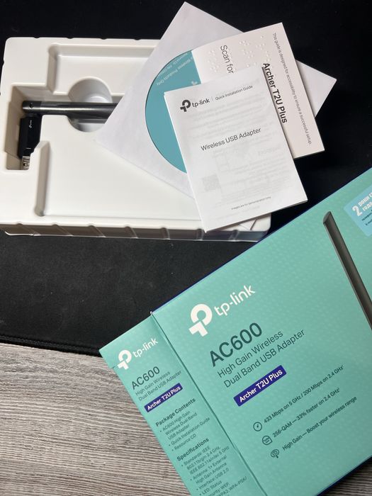 USB-адаптер TP-Link Archer T2U Plus AC600
