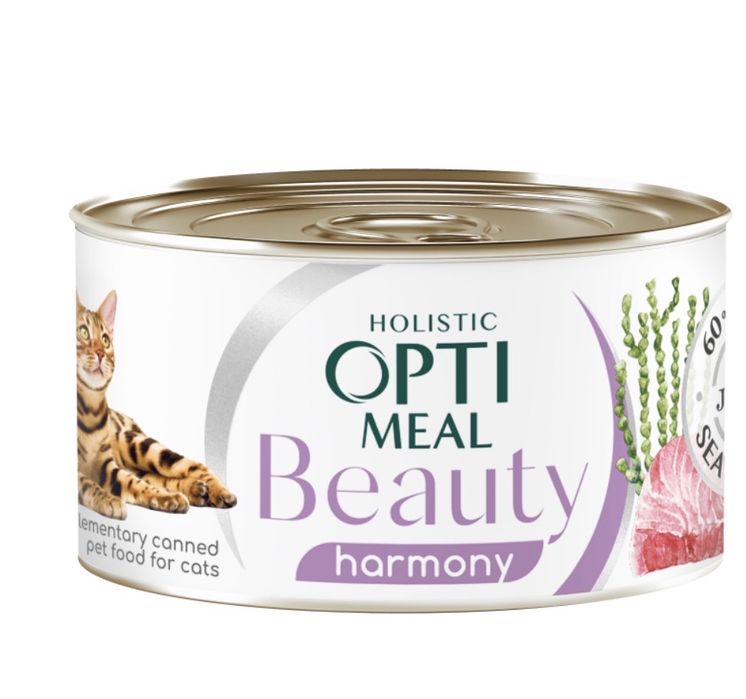 Влажный корм для котов Optimeal Beauty Harmony 70г