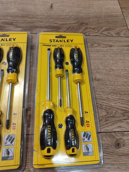 Stanley zestaw 4 wkrętaków CUSHION GRIP 2 PŁ + 2 PH STHT16169, nowe