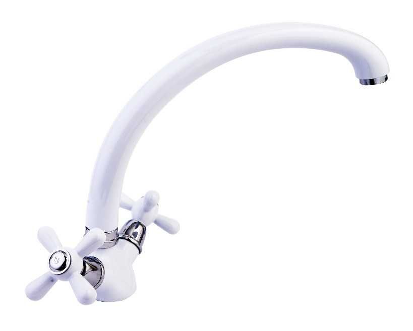 Новий ЛАТУНИЙ змішувач, кран з високим носом для кухні. Супер якість!