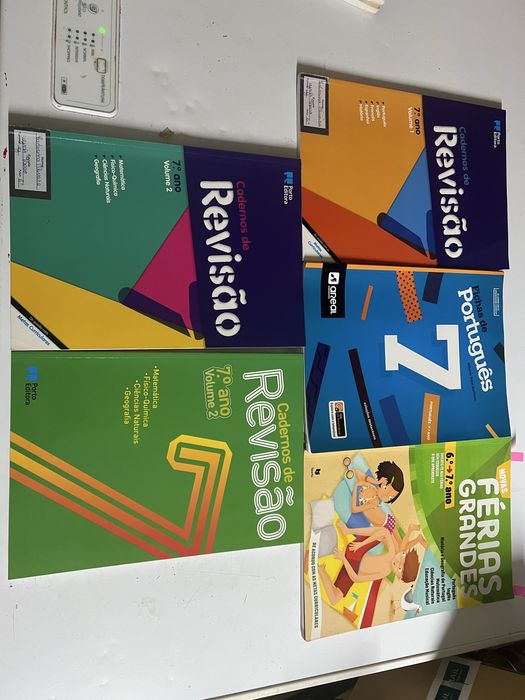 Livros de fichas 7º ano