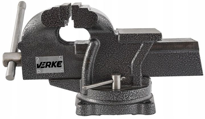 Imadło Ślusarskie Obrotowe Kowadłem Żeliwne 100mm