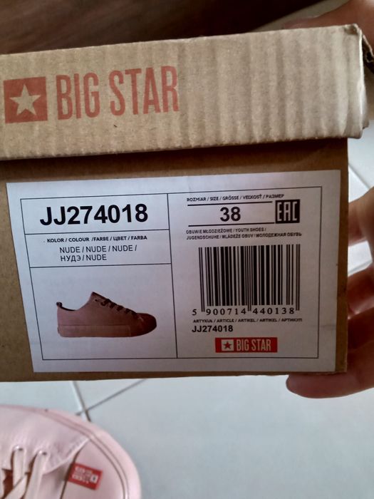 Trampki big Star rozmiar 38