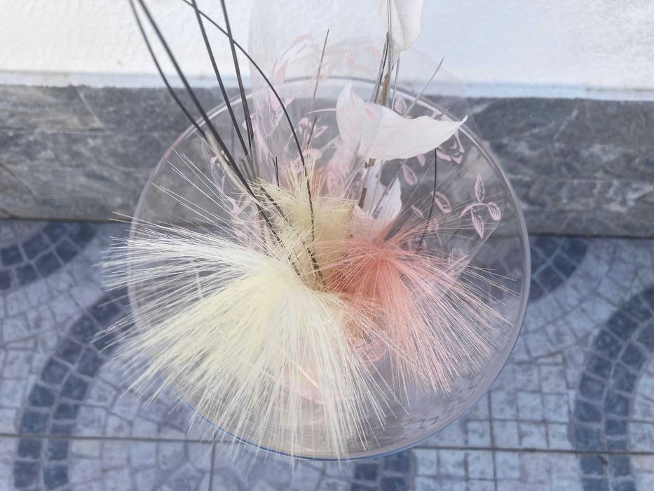 Jarrão com Plantas Artificiais (~70cm de altura)