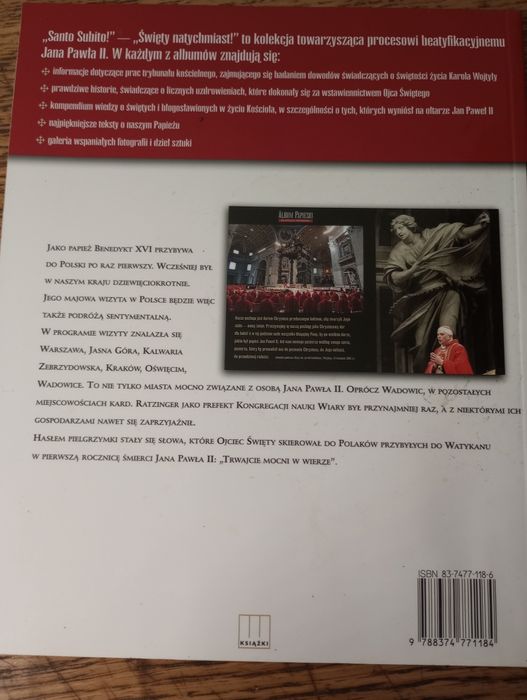 Benedykt XVI. Pamiątka pielgrzymki papieża