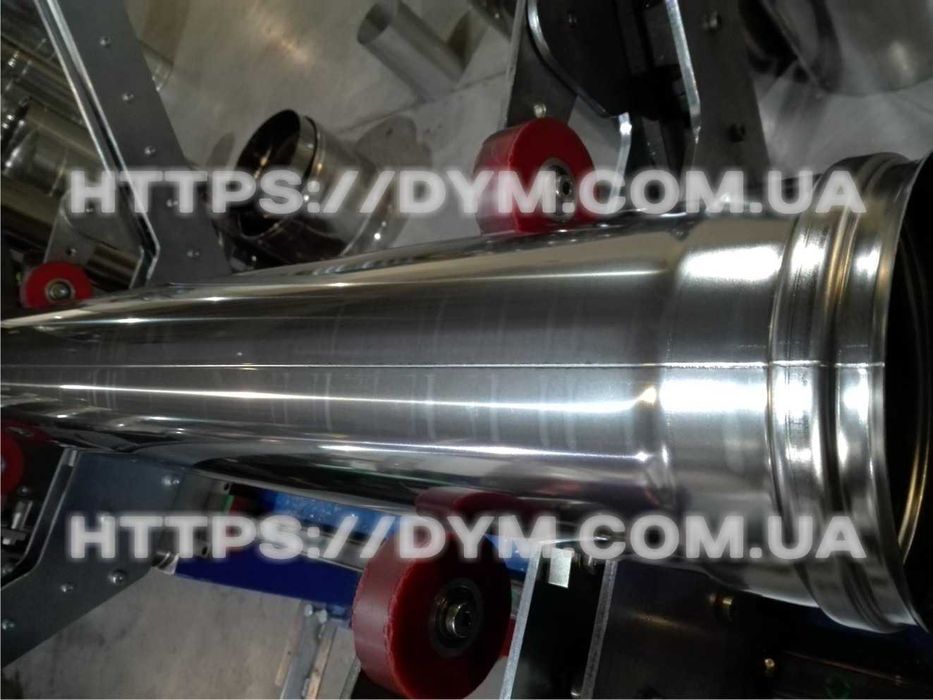 Труба під димохід жаропрочна одностінна + сендвіч котел виробник рукав