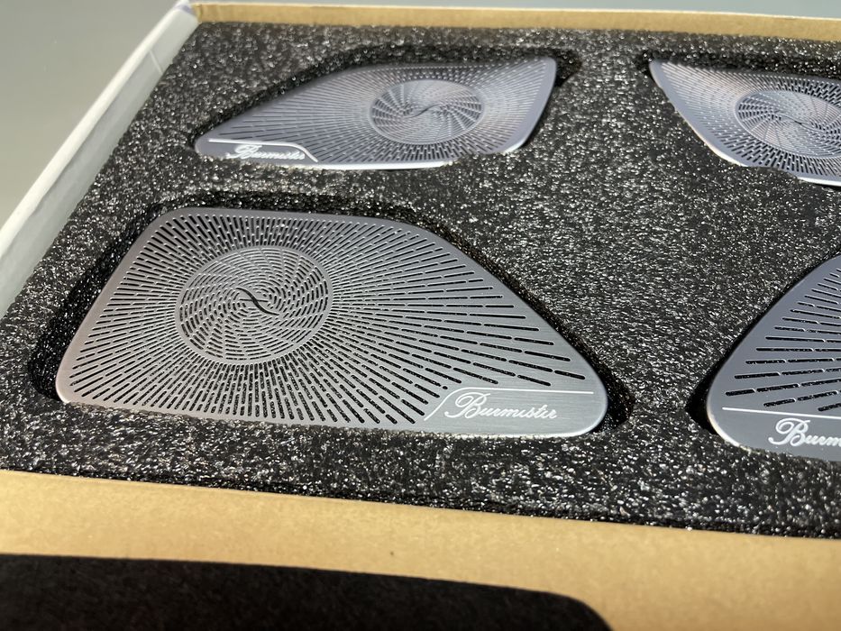 Накладки на дверные карты burmester Mercedes W222 W167 X167