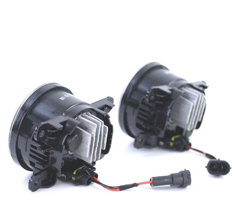FARÓIS DE NEVOEIRO DIVERSOS MODELOS LED CITROEN DACIA FORD JAGUAR NISSAN OPEL PORSCHE PEUGEOT RENAULT 01-15 PRETO FUMADO