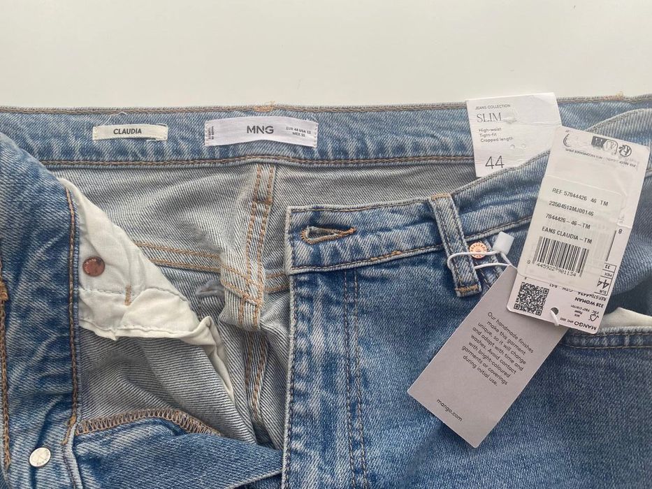 MANGO жіночі джинси slim fit cropped Манго